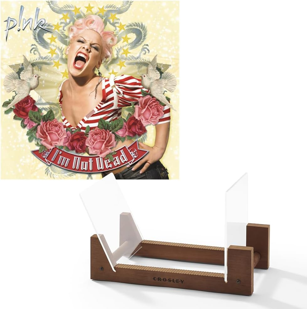 Sony Music P!Nk I'M Not Dead Vinyl Album & Crosley Record Storage Display Stand