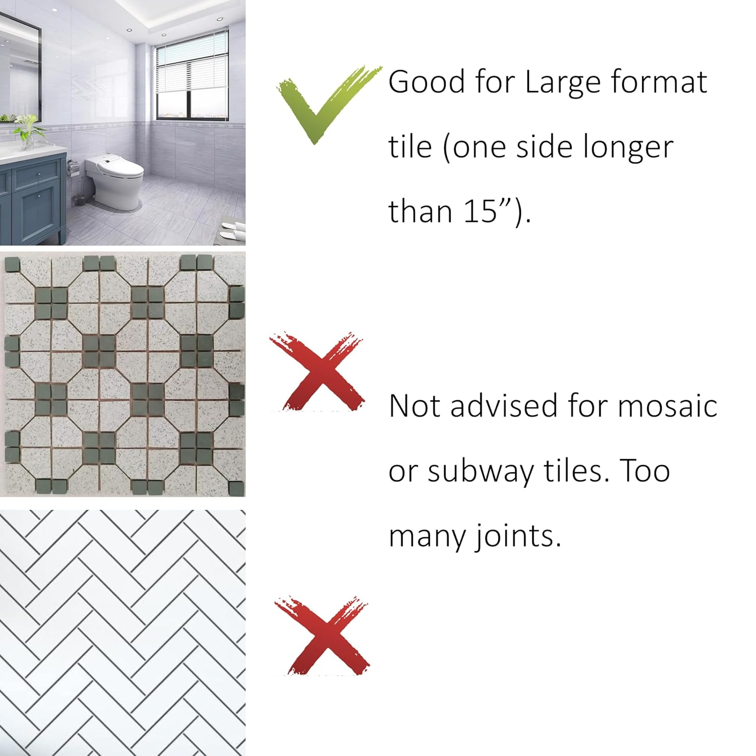 Epoxy Grout & Tools for Tile & Stone, Waterproof, Stain, Mold, Mildew, Crack & Chemical Resistant for Floor & Wall, Ready to Use, Easy to Apply & Clean (Beige, Sanded, with TK1N) image number 2