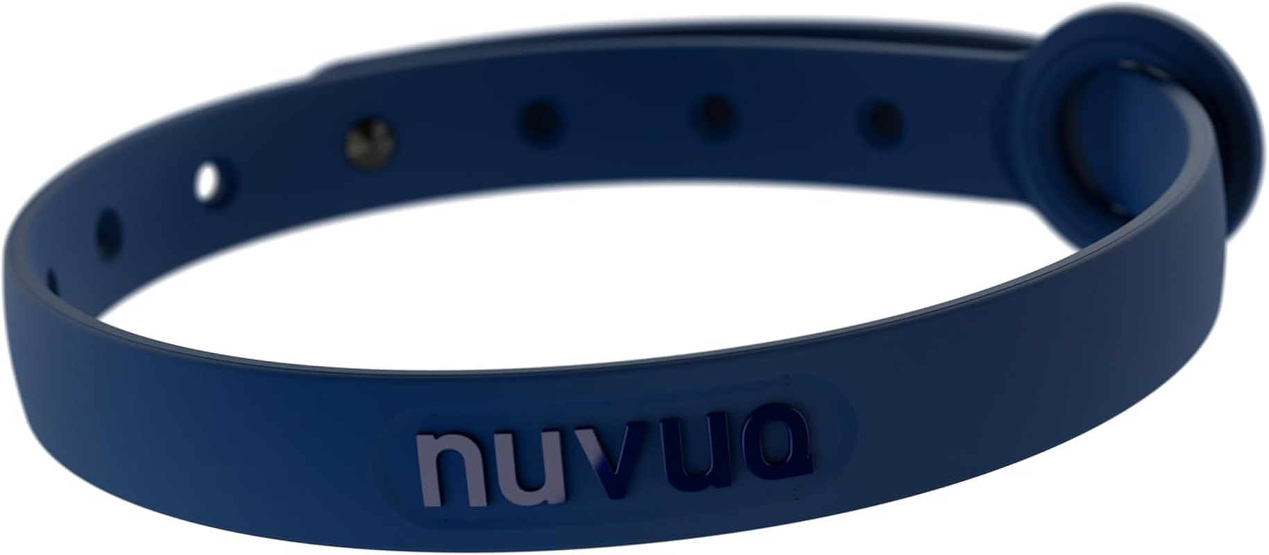 Nuvuq Comfortable, Soft and Light Cat Collar with Breakaway Snap Button (Blueberry Blue)