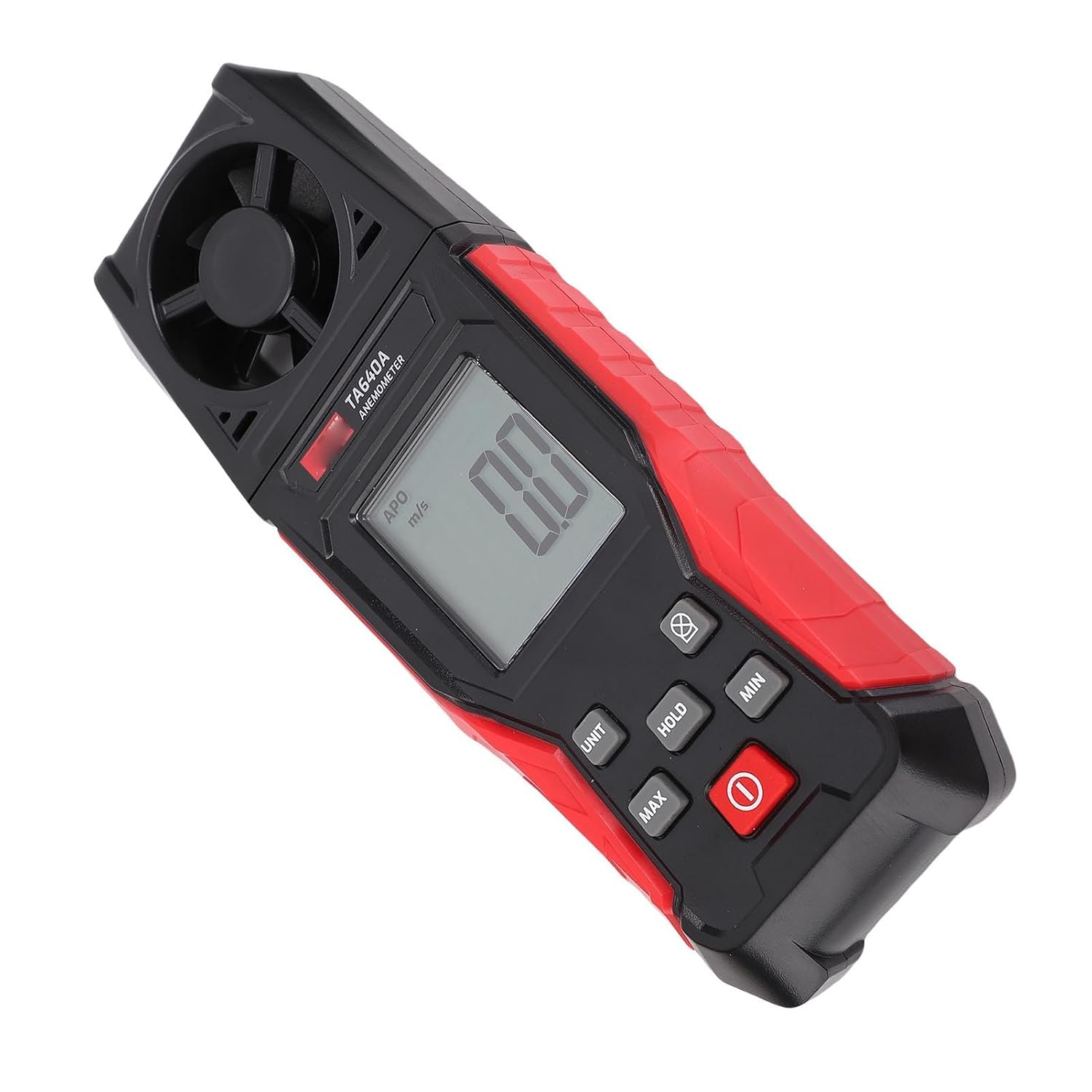 Yosoo Portable Digital Wind Speed ​​Meter with 8 Blades Anemometer for Outdoor Activities Made of Plastic