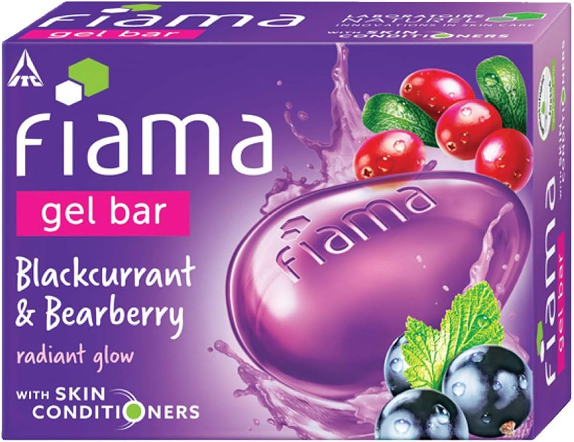 Fiama Gel Bar Blackcurrant and Bearberry, 125G (Pack of 6) image number 3