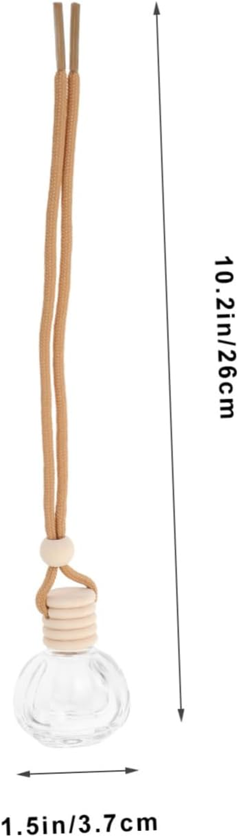 Ciieeo 6Pcs Decorative Perfume Bottles Refillable Car Diffuser Containers for Aromatherapy Elegant Vials Stylish Design for Home and Vehicle Use image number 4