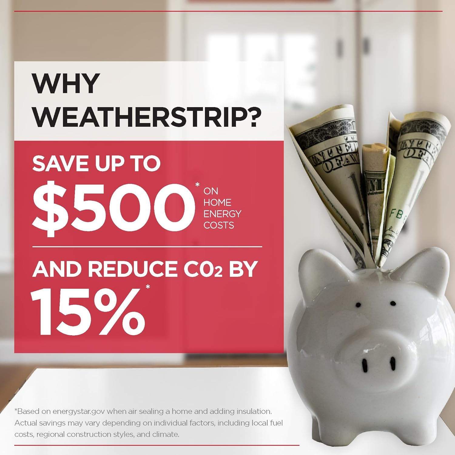 M-D Building Products Manufacturers Direct Door Seal Cinch 36" WHT by Mfrpartno 43336, 36 Inch, White