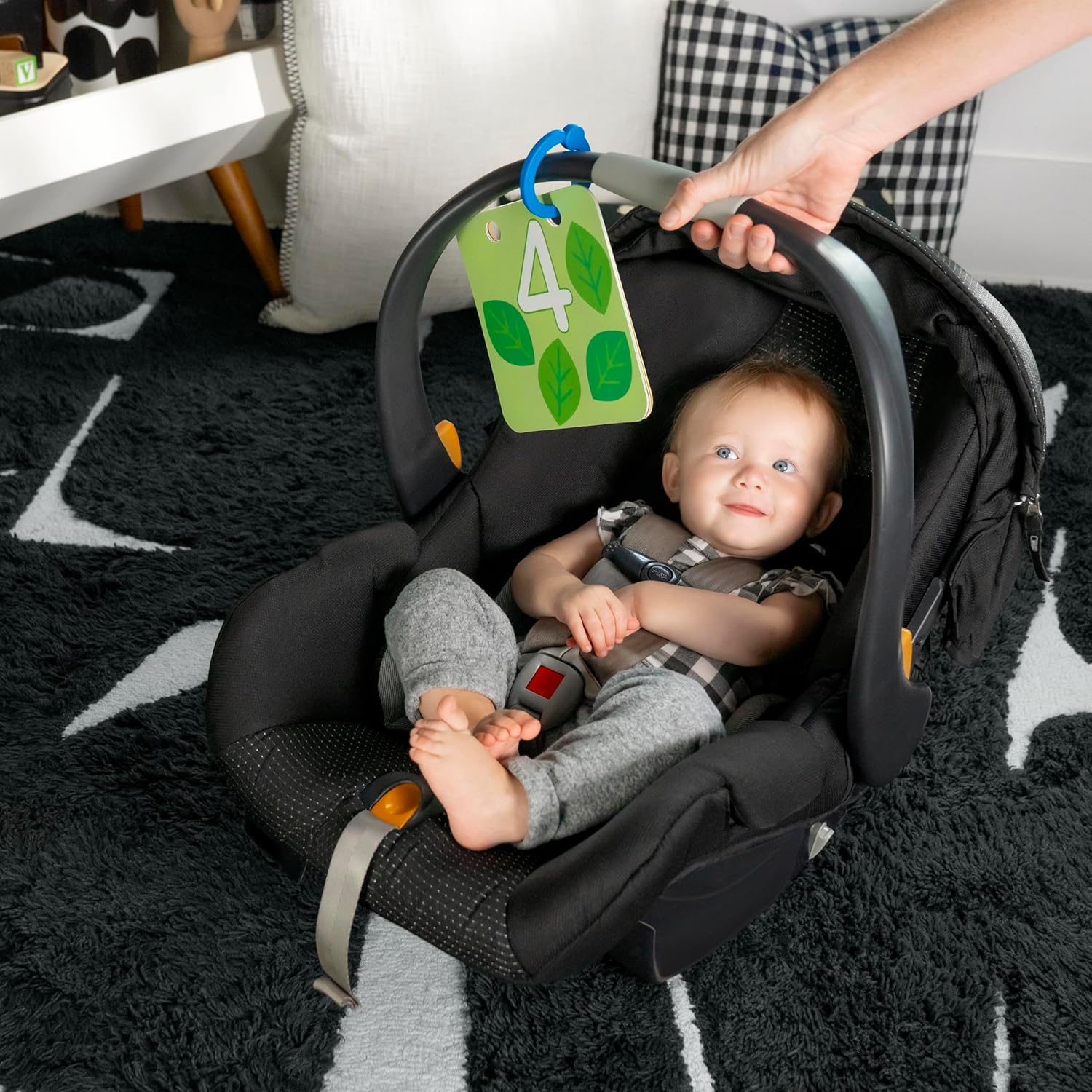 Baby Einstein Discovery Garden Tummy Time Mat & Mirror, Ages 0-6 Months, Multisensory image number 3