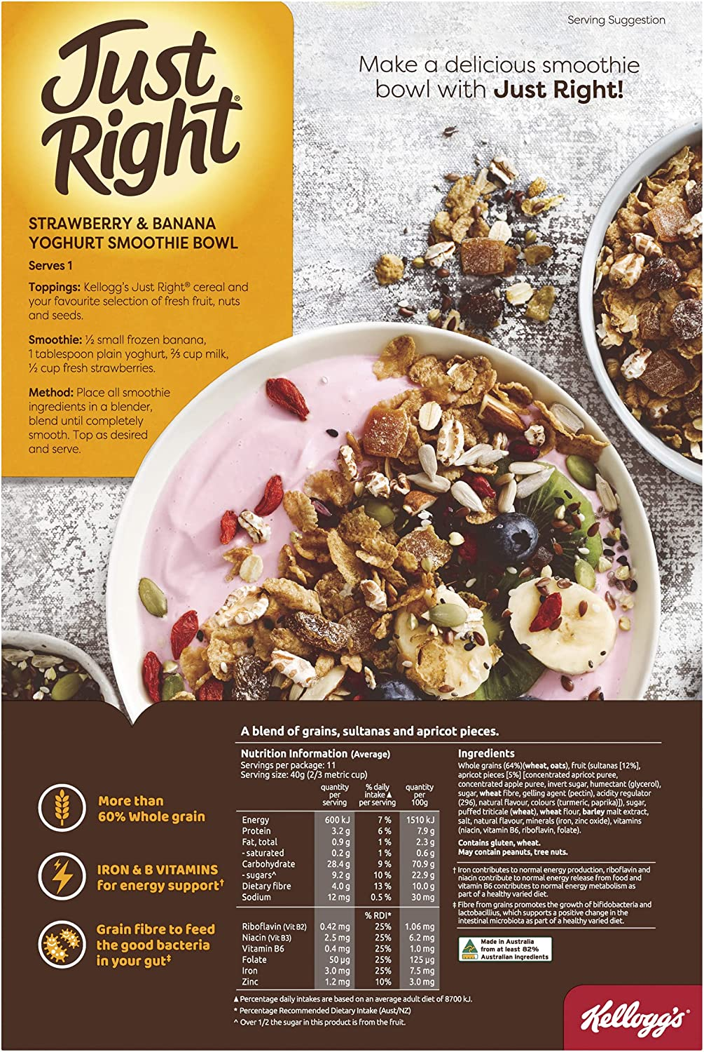 Kellogg'S Just Right Original 460 G image number 6