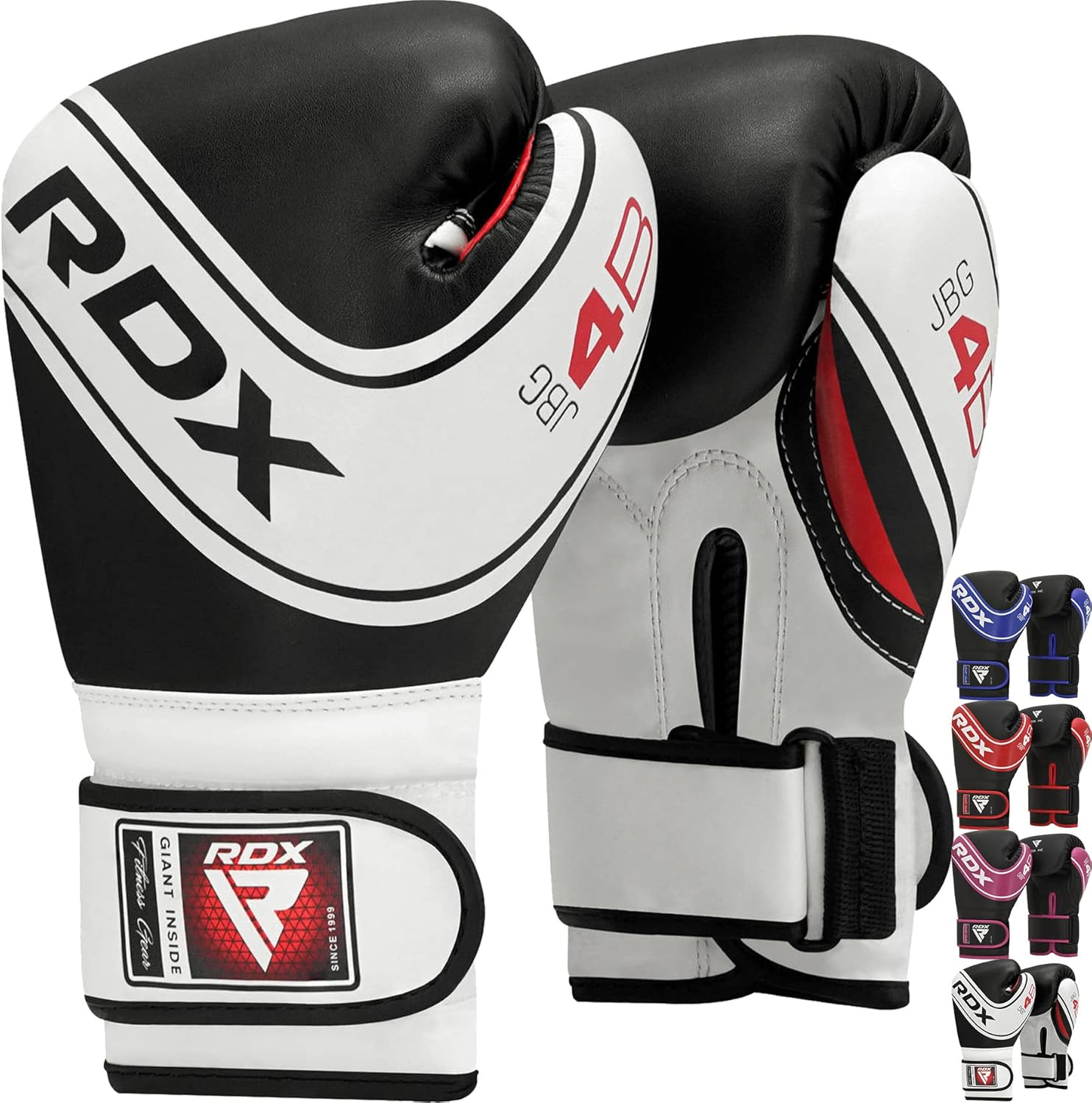 RDX Kids Boxing Gloves, 6Oz 4Oz Junior Training Mitts, Maya Hide Leather Ventilated Palm, Muay Thai Sparring MMA Kickboxing, Punch Bag Speed Ball Focus Pads Punching Workout, Youth Games Fun