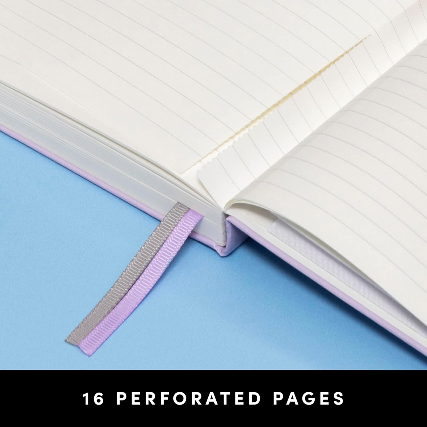 PAPERAGE Lined Journal Notebook, (Black), 252 Pages, Medium 5.7 Inches X 8 Inches - 100 GSM Thick Paper, Hardcover image number 3