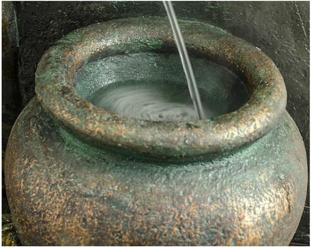 Outdoor Fountain Fortune-Attracting Water Fountain Floor-Standing Ornaments Circulating Living Room Feng Shui Wheel image number 5