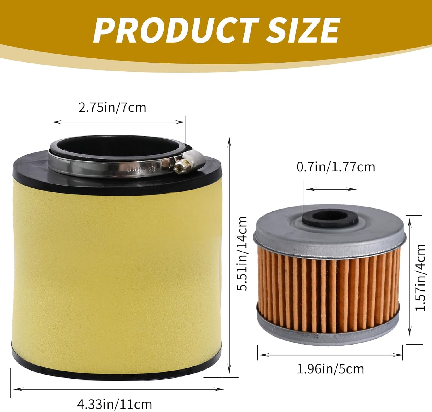 SYOWADA 17254-HC5-900 Air Filter Tune up Kit Replacement for Honda TRX300 Shaft 2WD 1992-2000, Replace NU4119ST, 320-21, NU4119ST, 1310, 14-4119, NU-4119ST image number 4