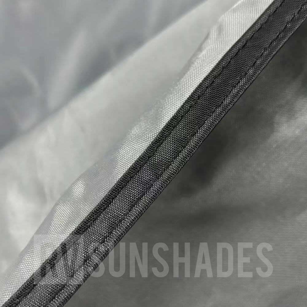 Waterproof Privacy Screen 4.0X2M Grey Caravan Awning Rain Shield Dual Spline image number 1