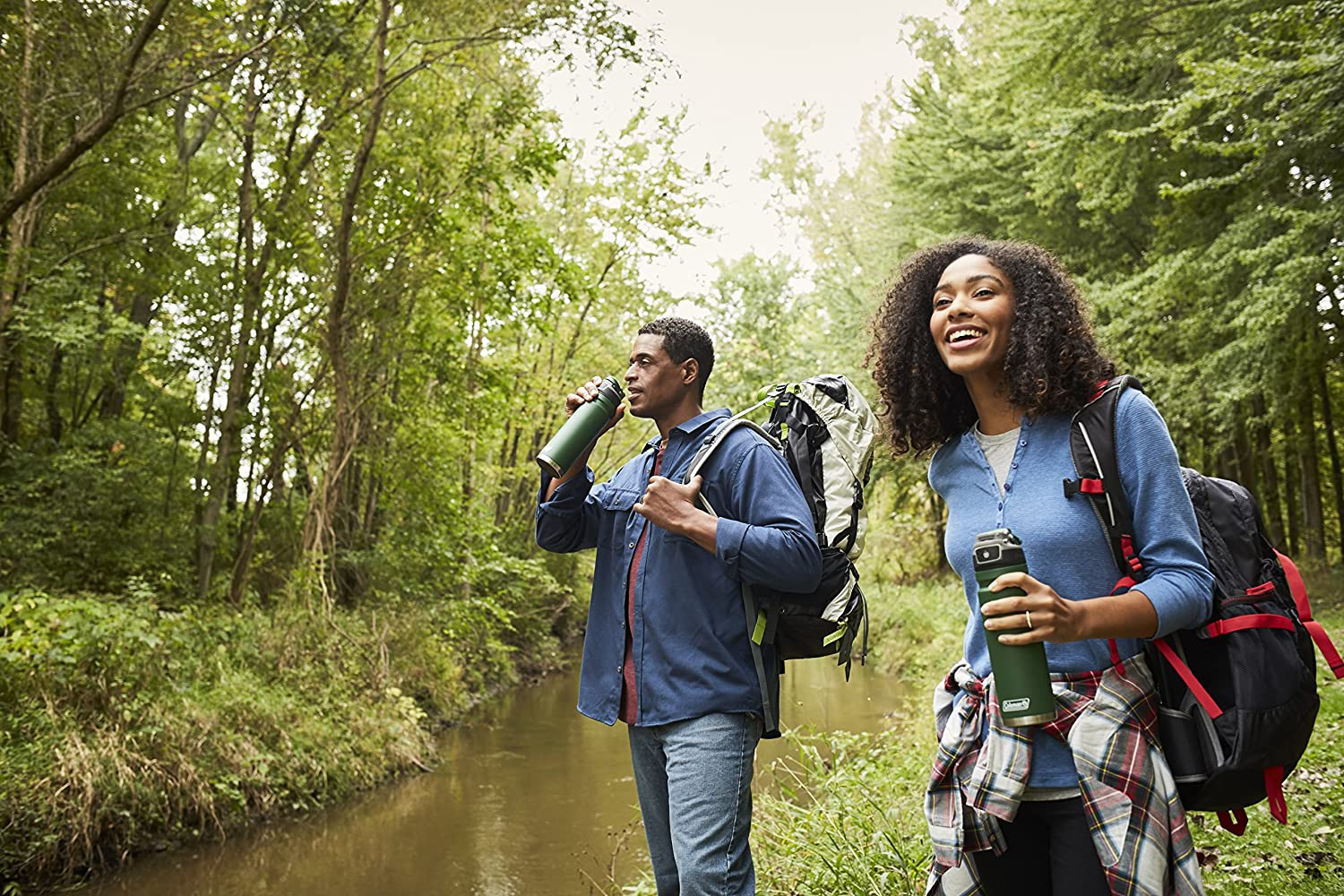 Coleman Freeflow AUTOSEAL Insulated Stainless Steel Water Bottle image number 6