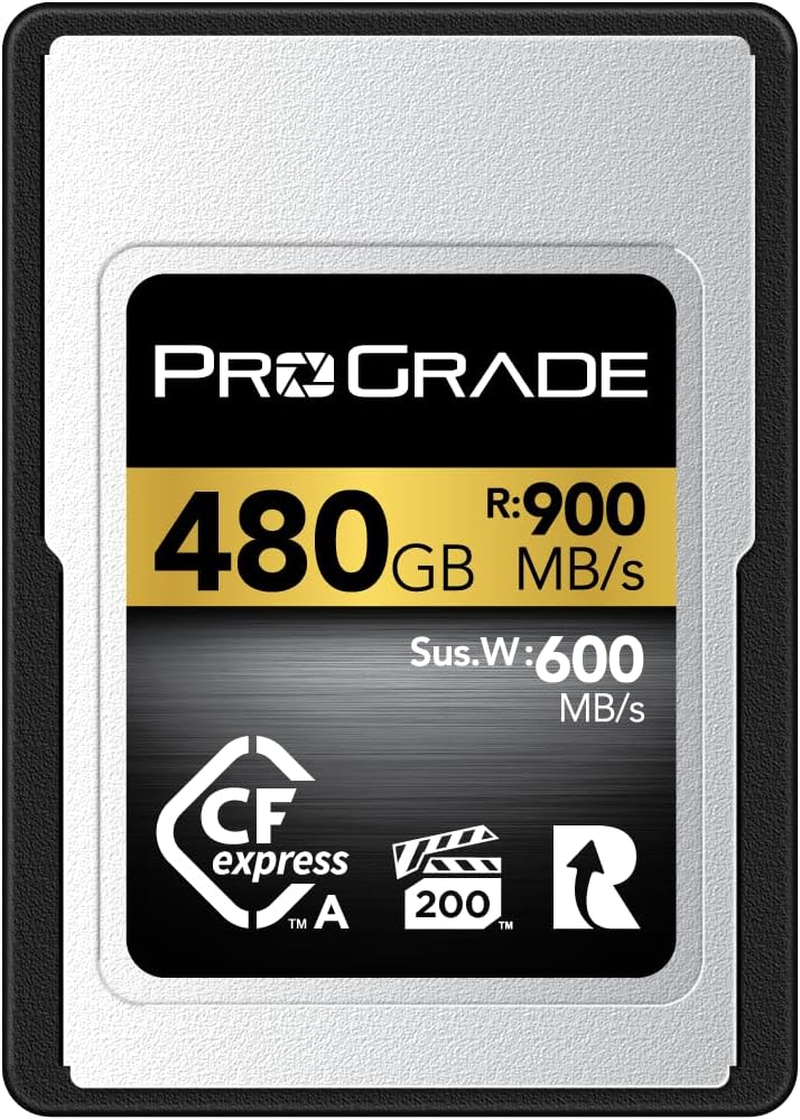 Prograde Digital Cfexpress&trade; 2.0 Type a Memory Card (480GB) Gold image number 3