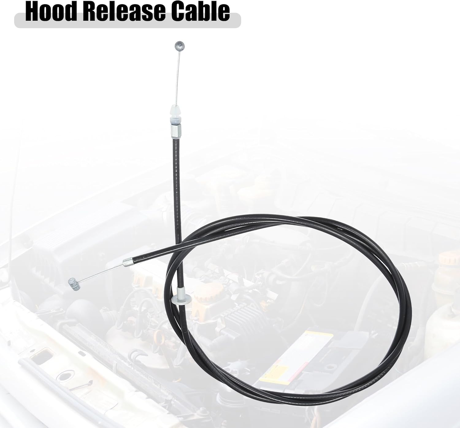 ACROPIX Front Hood Latch Release Cable Fit for Toyota RAV4 2001-2005 No.5363042060 - Pack of 1 image number 5