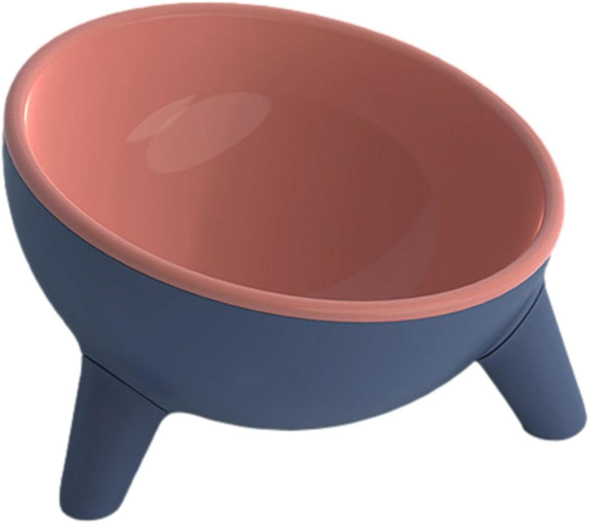 Elevated Cat Bowls - Dog Water Bowls - Pet Bowl Shallow Cat Water Bowl to Stress Relief of Whisker Fatigue, Dog Bowl Cat Feeding Wide Bowls for Puppy Cats Small Animals (Color : Red) image number 6