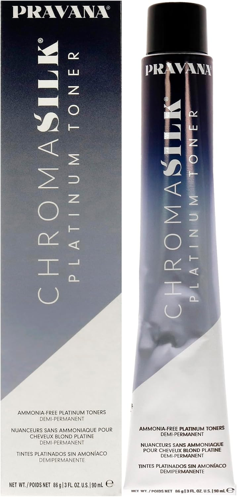 Pravana Chromasilk Platinum Toner - Platinum Sand for Unisex 3 Oz Hair Color