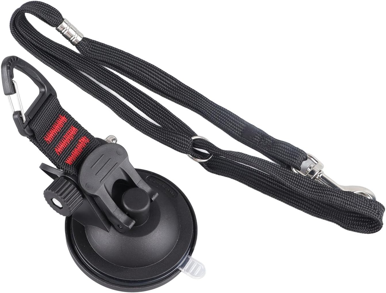 Pet Grooming Restraint Leash, Adjustable Collar Hands Dog Bathing Tether Heavy Duty Easy to Use Black with Rubber Suction Cup for Bathing for Cat image number 4