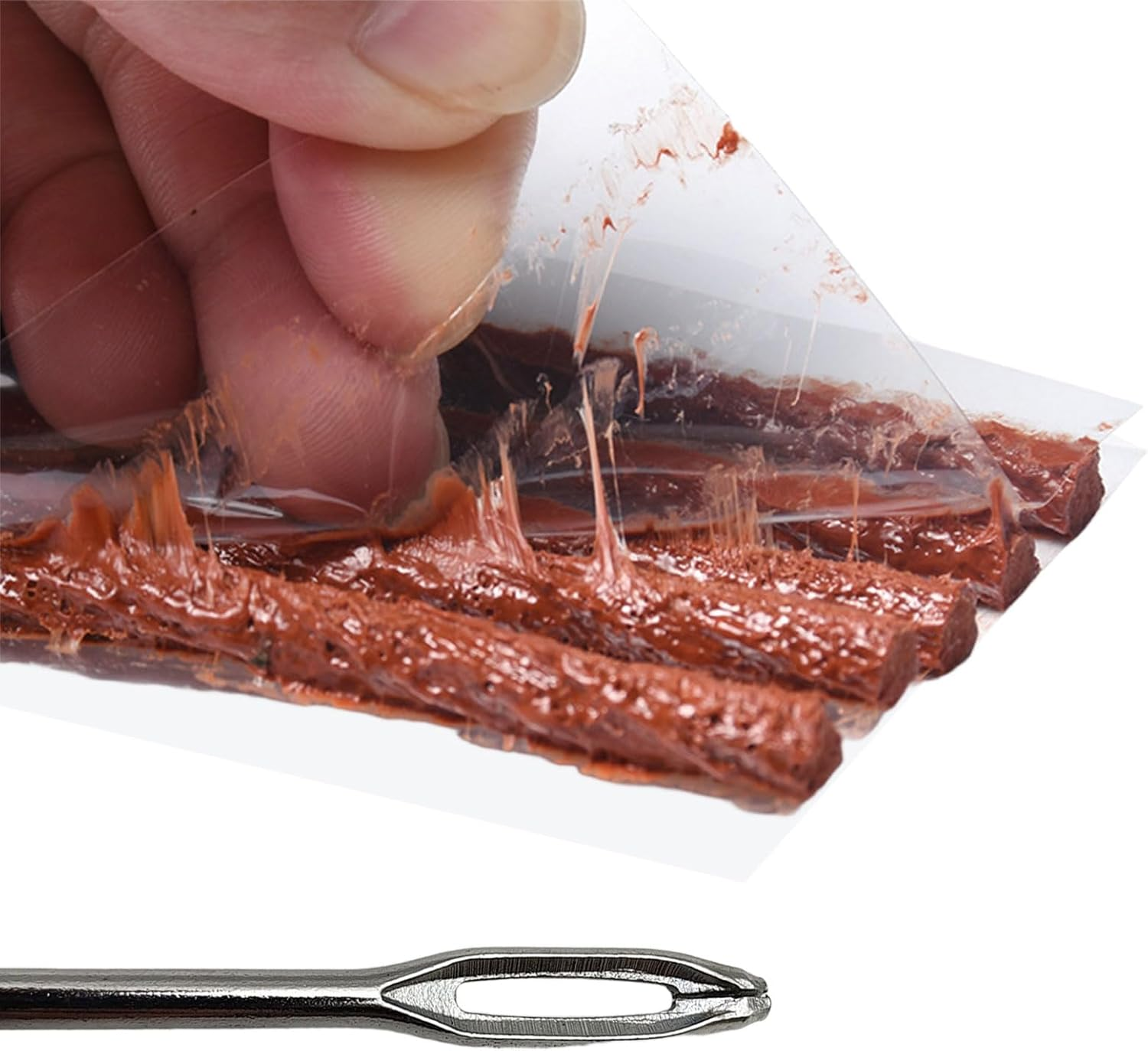 18Pcs Tyre Repair Kit, Vehicle-Specific Tire Repair Kit, Emergency Tool for Heavy-Duty Vehicle Puncture Repair, for Cars Motorcycles Recreational Vehicles All-Terrain Vehicles SUV Trucks Lawn Mowers image number 5