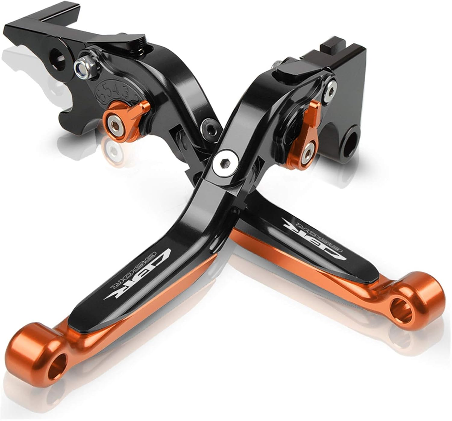 Motorbike Brake Clutch Lever for CBR650R CBR650 R CB650R CB650 R 2018 2019 2020 Motorcycle Clutch Brake Lever Adjustable Extendable CNC Levers (Color : 1) image number 2