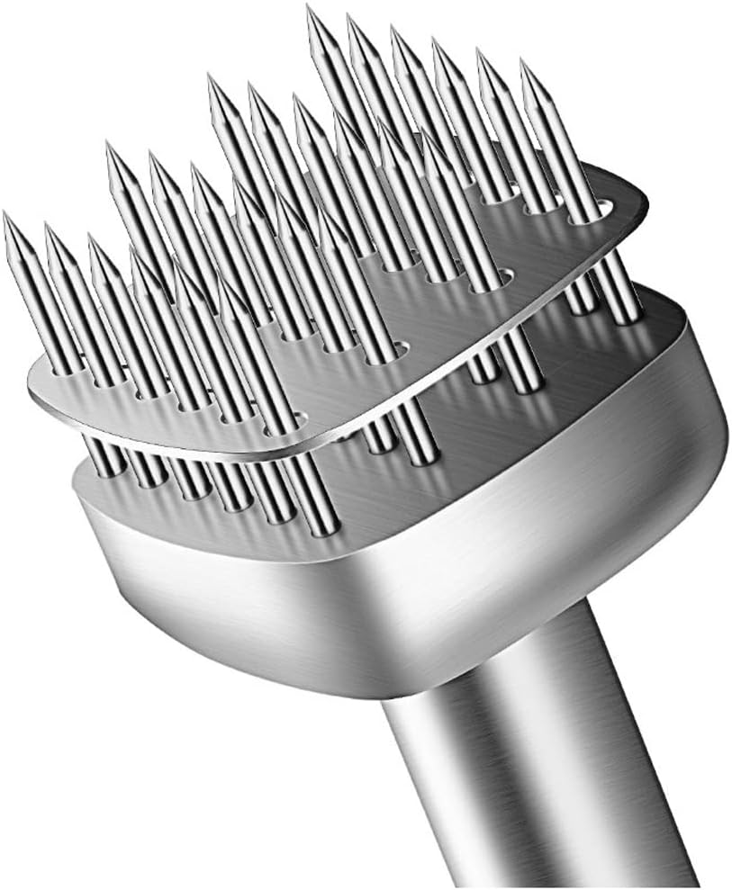 AMPSEVEN Meat Tenderizer Tool,Stainless Steel Meat Tenderizer Needle for Steak Beef Pork Chicken BBQ