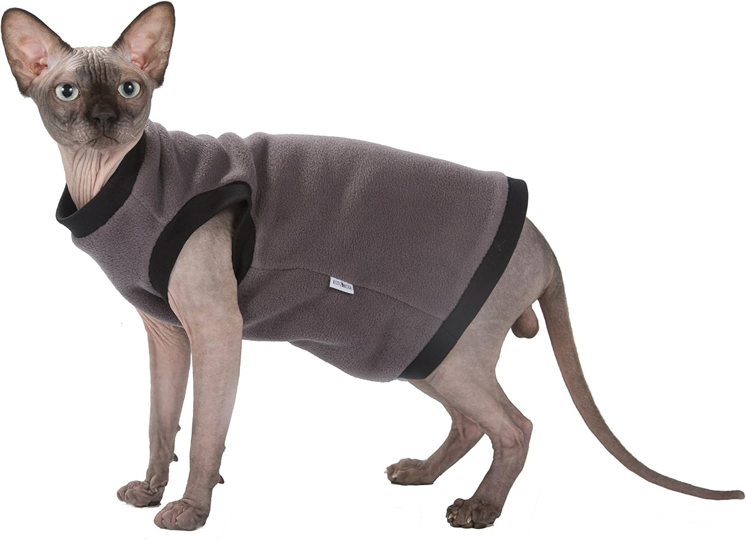 Kotomoda Cat'S Pullover Taupe Fleece (XS) image number 1