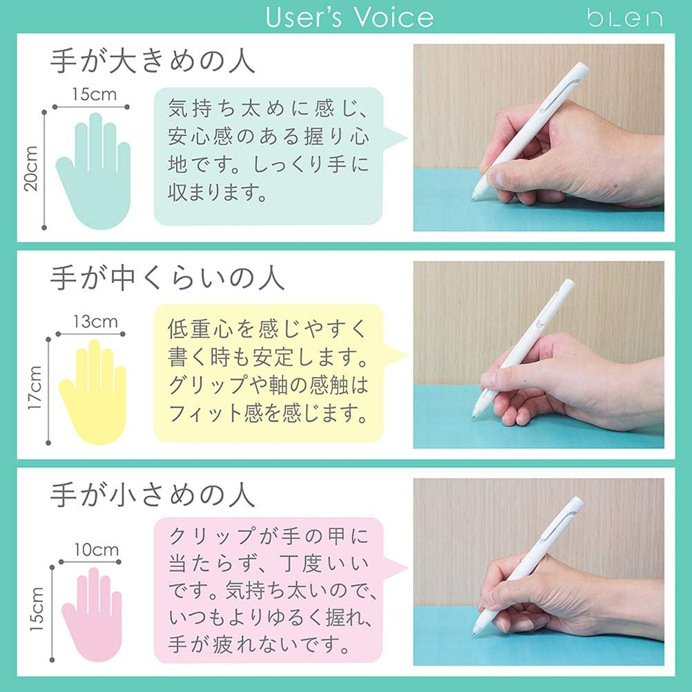 ZEBRA B-BA88-BK Permanent Ballpoint Pen Blen 0.7 Black Axis Black Ink, 10 Pens image number 4