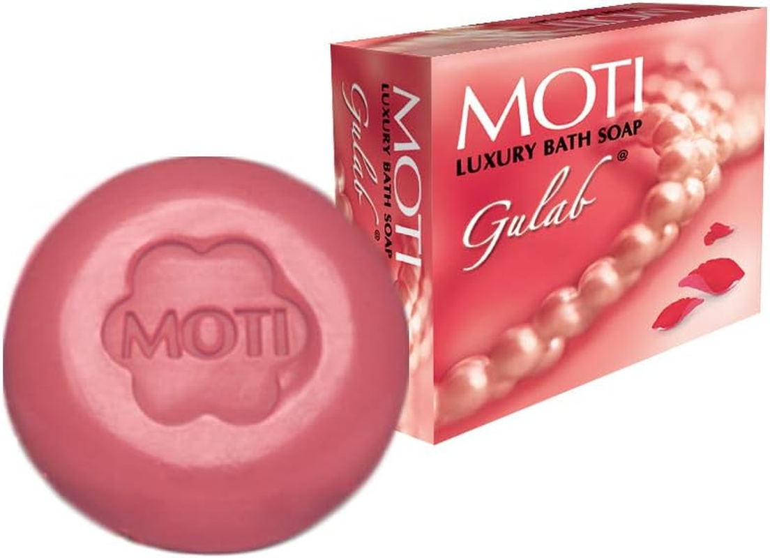 Moti Luxury Bath Soap, Gulab, 150G image number 3