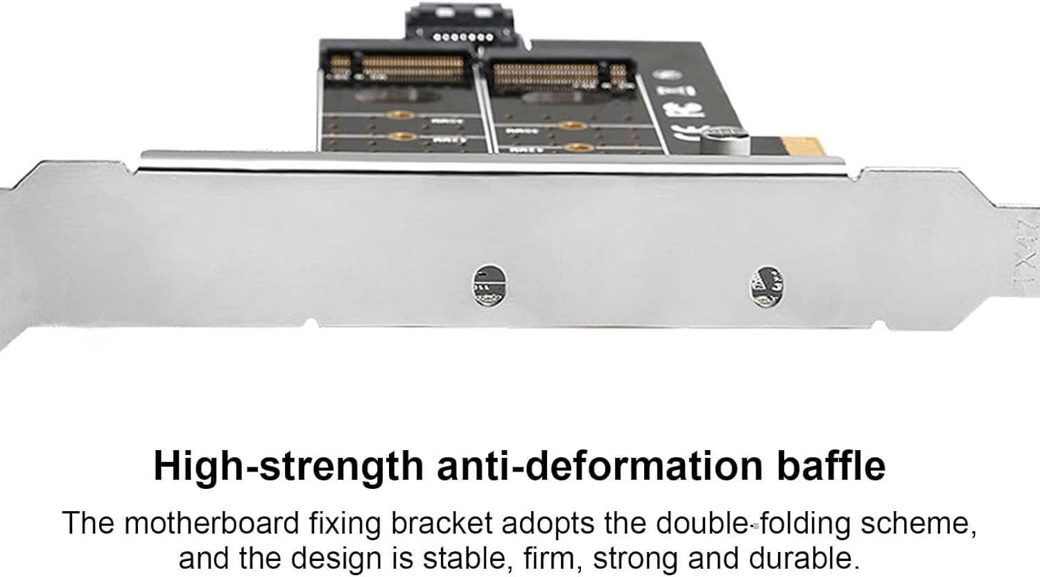 Dual M.2 Pcie Adapter, M.2 NVME SSD Dual M.2 PCIE Adapter Card Hard Drive Converter Reader Expansion Card PC Internal Expansion Card image number 5