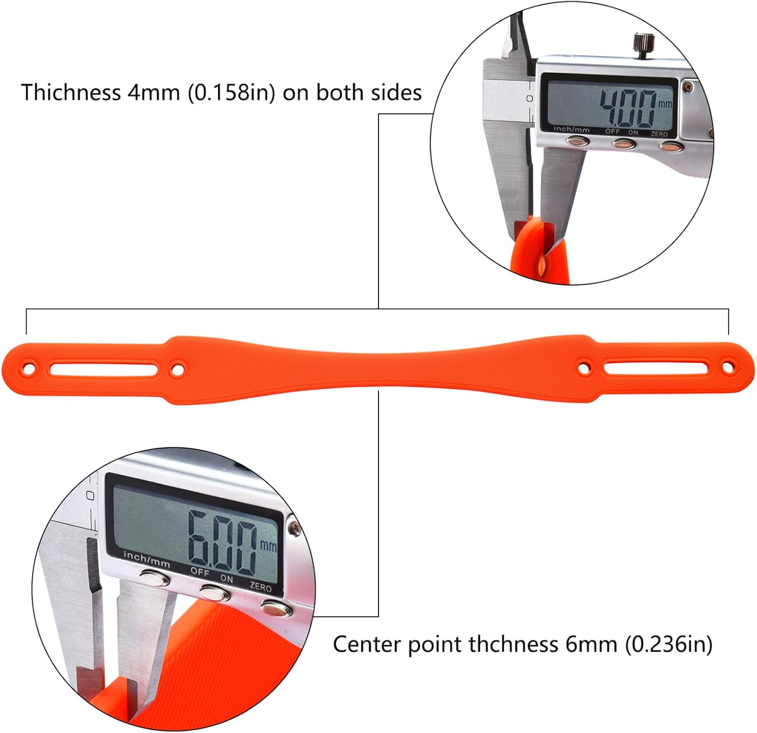 Silicone Hand Strap for JBL Xtreme 4/3/2 Speaker, Portable Carrying Strap with Aluminium Screws Anti-Slip and Skin-Friendly(Orange) - Blue image number 6