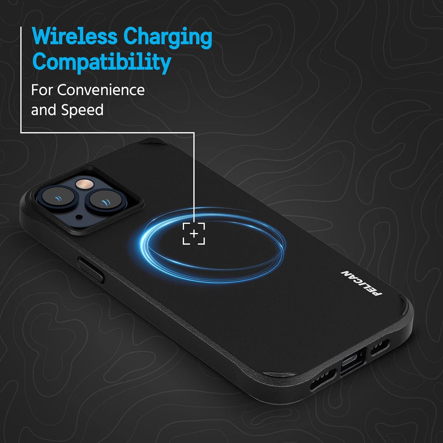 Pelican &ndash; Ranger Series &ndash; Heavy-Duty Protection Case Cover for Iphone 14 plus (2022) Designed to Fit Nicely in Pocket &ndash; 15Ft Drop Protection &ndash; Black - Black image number 5