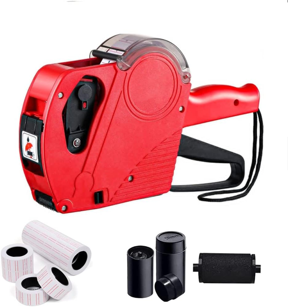 30 Rolls 2 Line Labels for YH-689 HM-689 MX6600 MX6602 Price Label Gun, Label Maker Machine, Pricing Tag Stickers - Office, Retail Shop, Grocery Store