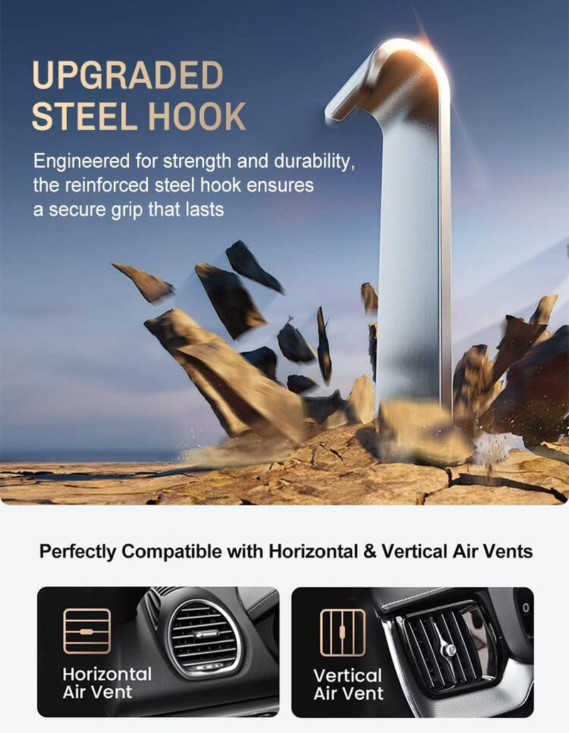 360O Vortex Universal Car Phone Holder - Adjustable Suction Mount for All Smartphones image number 1