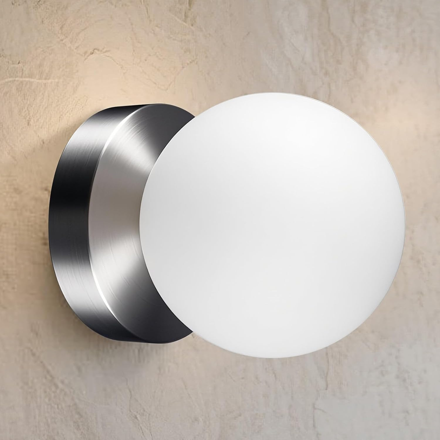 Battery Operated Wall Sconce, Dimmable Wireless Gold Wall Lamp with 5200Mah Rechargeable Battery, Portables Cordless Wall Light Fixtures for Painting Living Room Bedroom Bathroom Hallway Decor