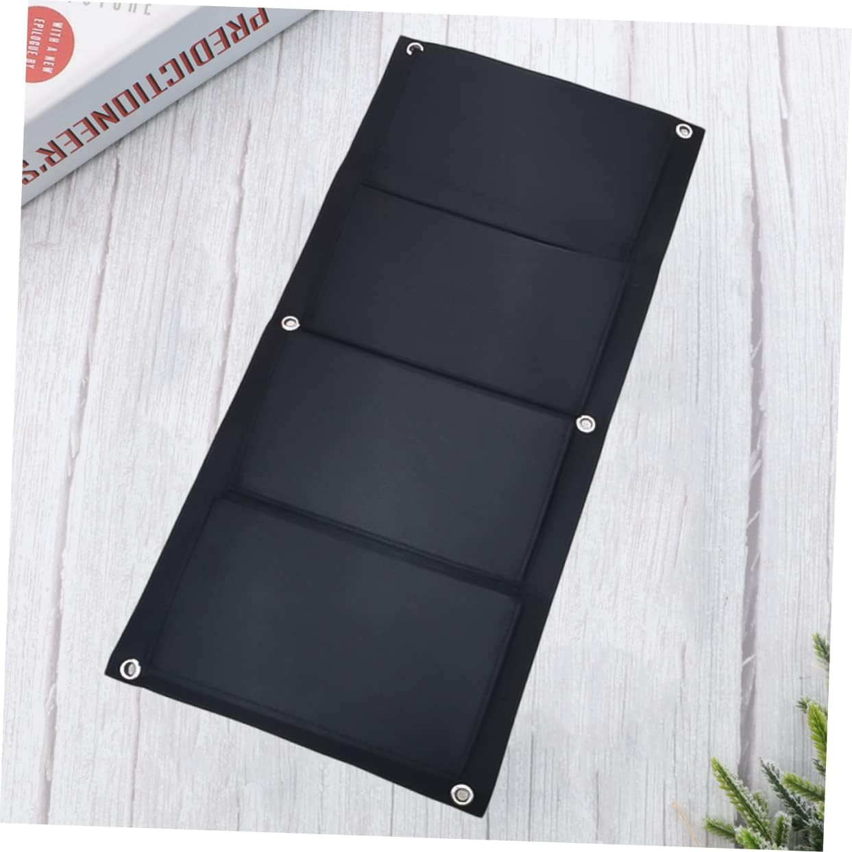 Yardwe Wall Hanging Planting Bag 4 Pockets for Compact Gardening Decor (65Cm Felt) image number 1