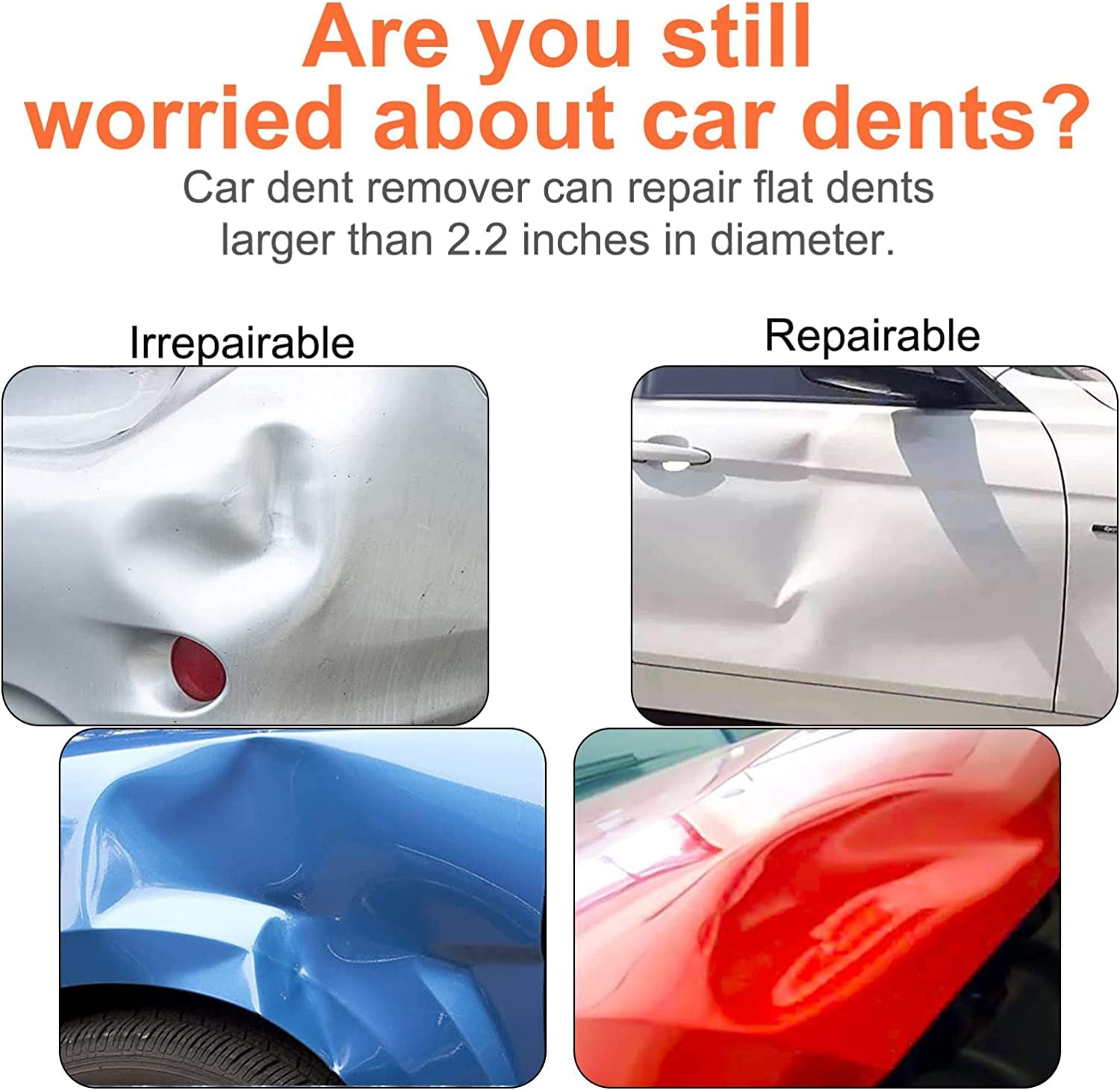 3Pcs Suction Cup Dent Puller, Car Dent Puller Remover Tool, Car Dent Repair Kit, Strong Suction Cup for Tiles, Glass Lifting and Heavy Objects Moving image number 3