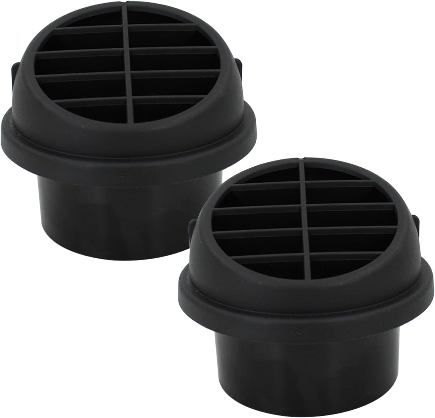 75Mm Air Diesel Heater Ducting Pipe L Shape Elbow Outlet Connector Black (Elbow-1Pc)