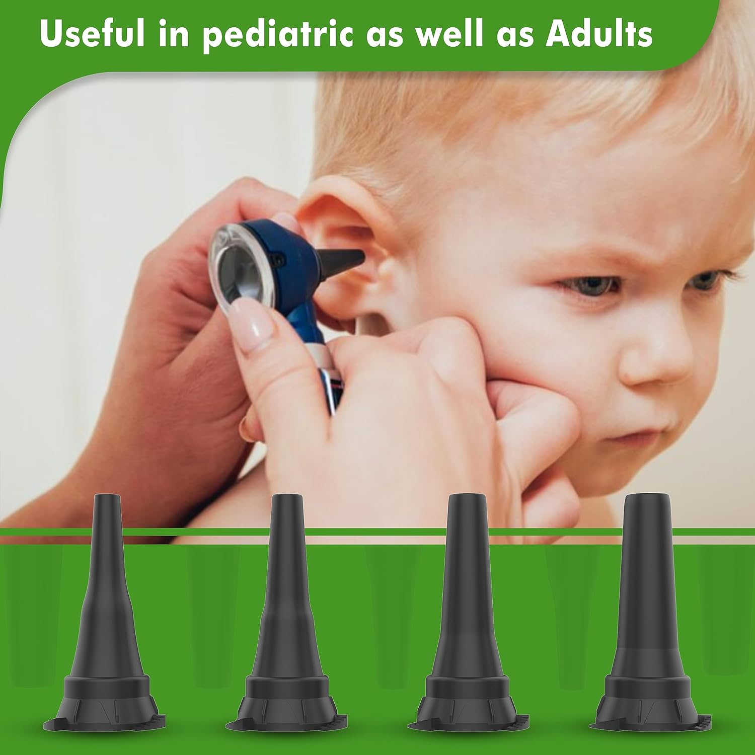 OTICA Reusable Diagnostic Otoscope Specula 2.5Mm, 3Mm, 4Mm, 5Mm Compatible with Welch_Allyn image number 2