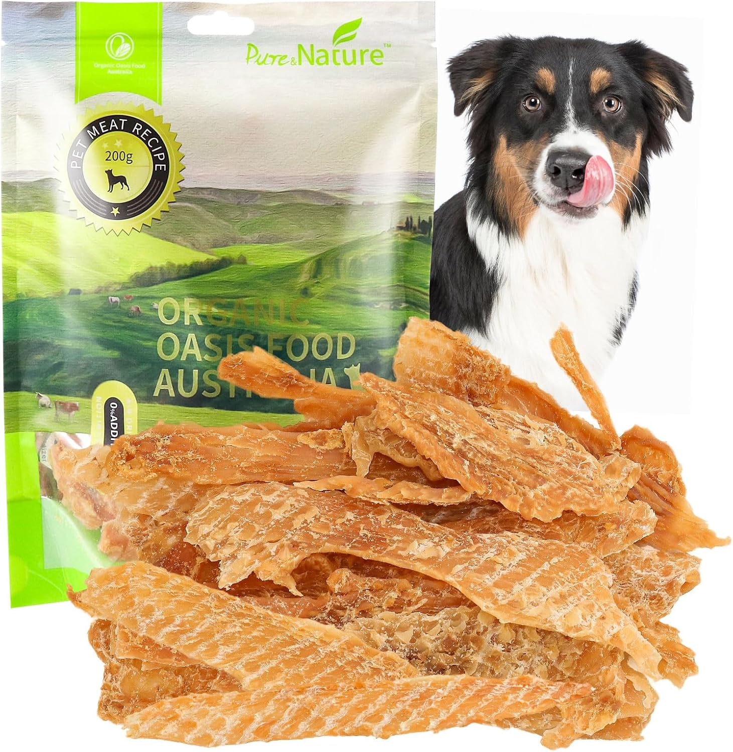 Chicken Jerky Dog Treats, Made with 100% Real Chicken Breast, Dog Training Treats Chews Healthy Snacks, High-Protein, Healthy & Easily Digestible image number 4
