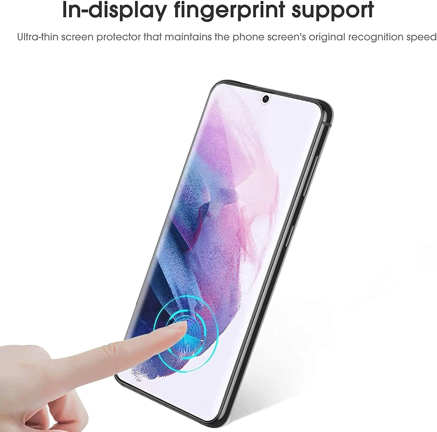 Tempered Glass or Soft Screen Protector Case Cover Guard for Samsung Galaxy S22 S22+ plus (S22+PLUS Glass Screen Protector) - S22 Glass Screen Protector image number 3