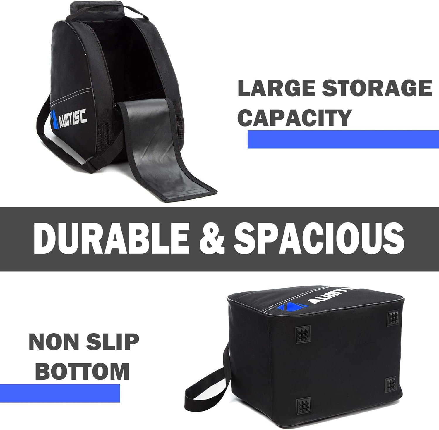 AUMTISC Ski Bag and Boot Bag Combo, Padded Ski Bags for Air Travel Flying, Adjustable Length for Skis up to 200 Cm and Boots up to Size 13 image number 6