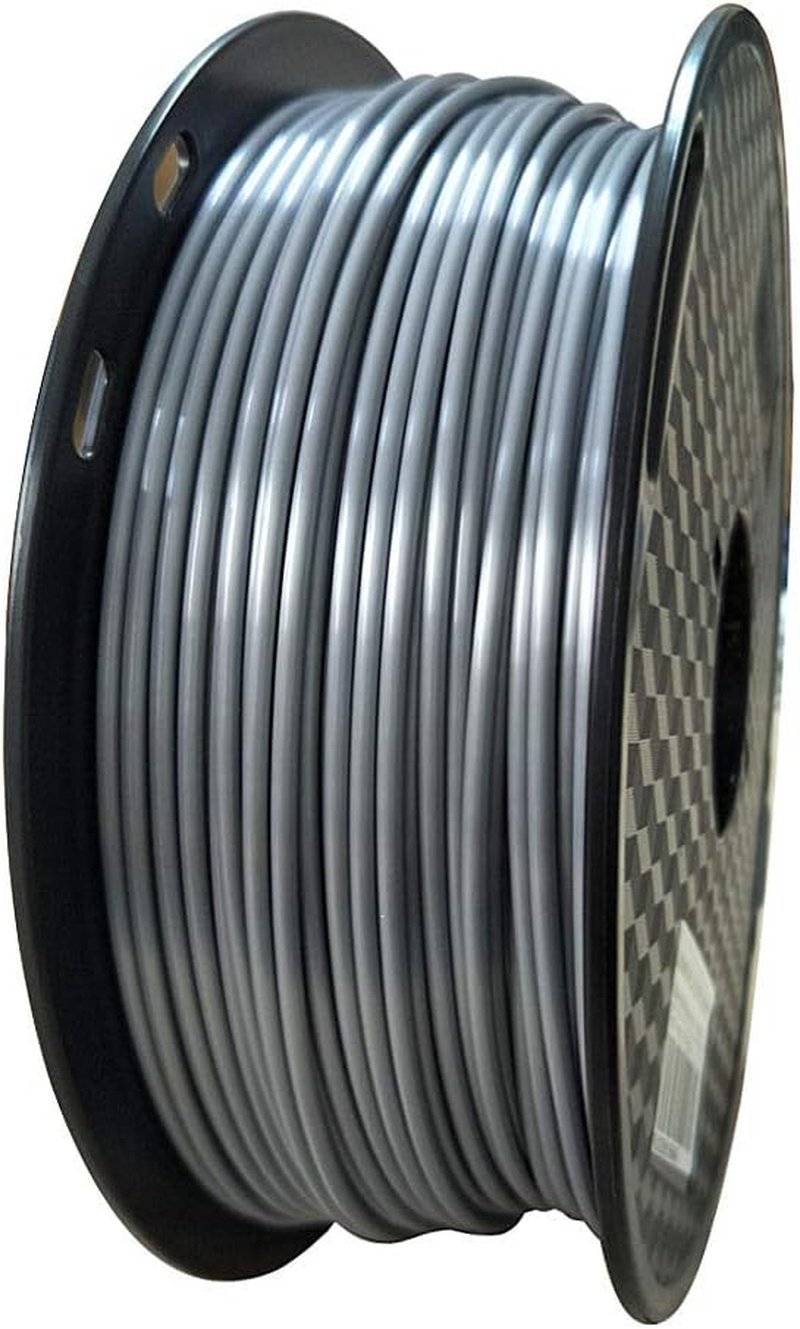 2.85Mm Silk Silver PLA Filament 1KG 3D Printer Filament Shiny Silky PLA Metallic PLA Silver Metal 3D Printing Material PLA Filament Blue 3 Mm image number 2