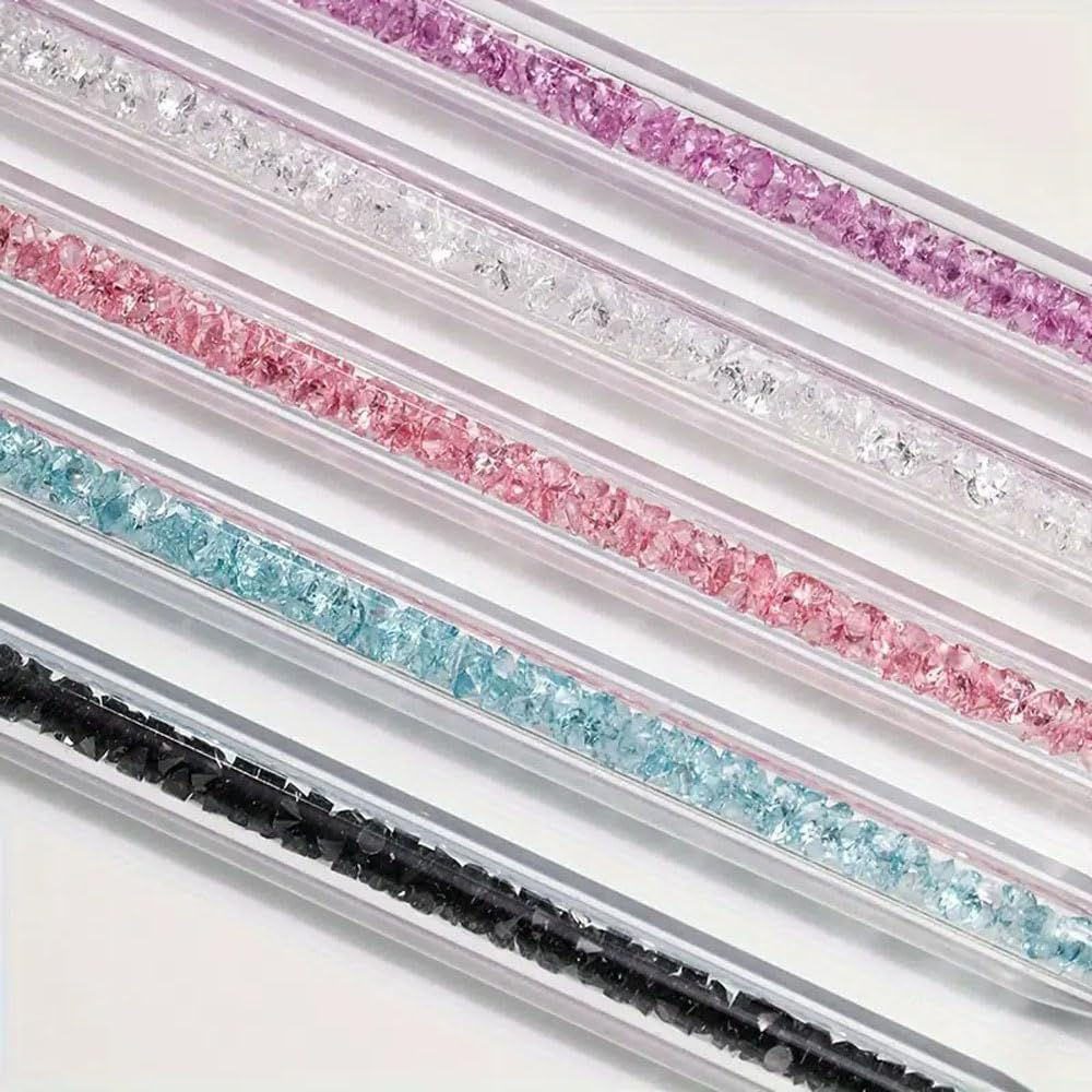 5 PCS Nail Art Brushes,Double Ended Nail Art Liner Brush, Nail Dotting Painting Drawing Pens, Double Ended Dotting Tools Set, Pull Line Painted Pen Nail Dotting Tools Set for DIY Nail Art Designs image number 4