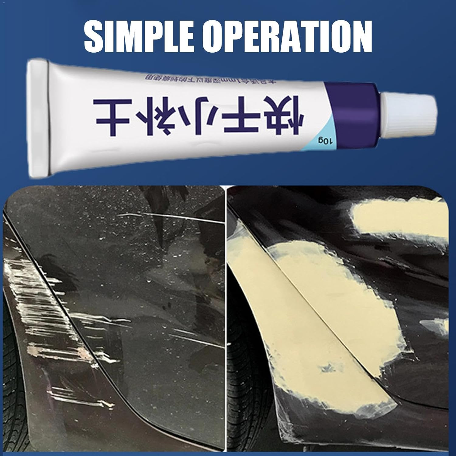 Automotive Paint - Fill Paint Pen for Easy Scratch Repair - Scratch Filler Painting Pen Assistant Soil, 10G Car Scratch Repair Paste Polishing Wax to Repair Minor Automotive Scratches image number 4