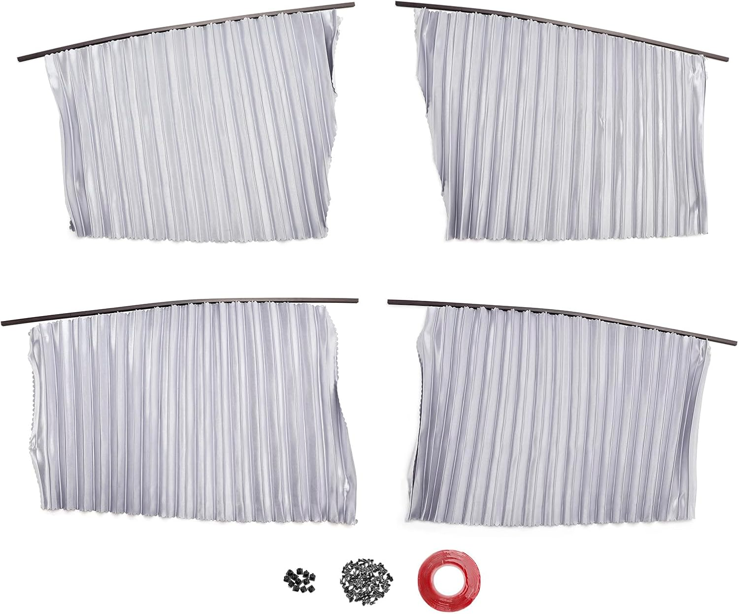 Areyourshop Car Side Window Sun Shade Car Privacy Sunshade，Privacy Curtains with Thermal Insulation Protection，For Breastfeeding Taking a Nap Changing Clothes Camping Gray