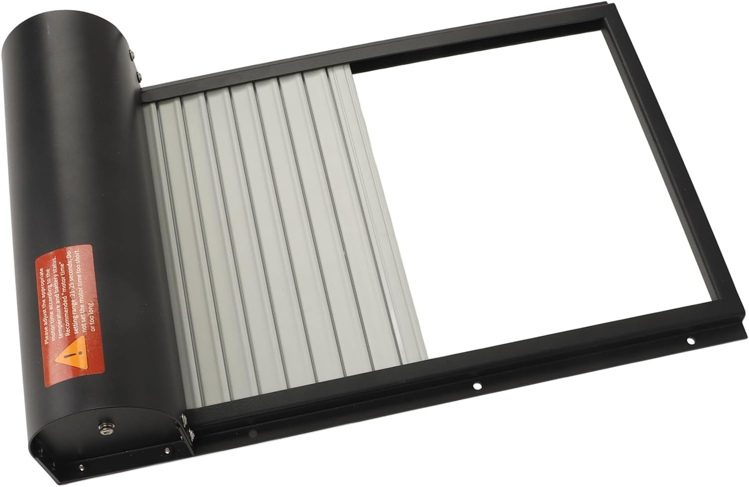 Solar Powered Chicken Coop Door, Automatic Chicken Coop Door Opener with Timer for Duck Goose Farm Safety Equipment (Black) - Black image number 2