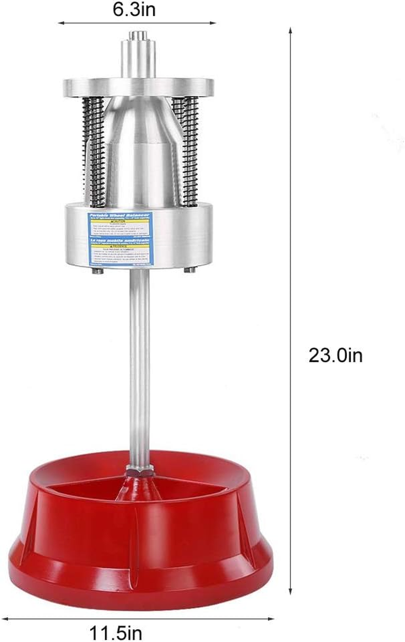 Portable Hubs Wheel Tire Balancer Bubble Level Heavy Duty Rim Tire Balancing Machine for Car Light Truck Wheel Repair Balancer Professional Portable Hubs Wheel Tire Balancer image number 1