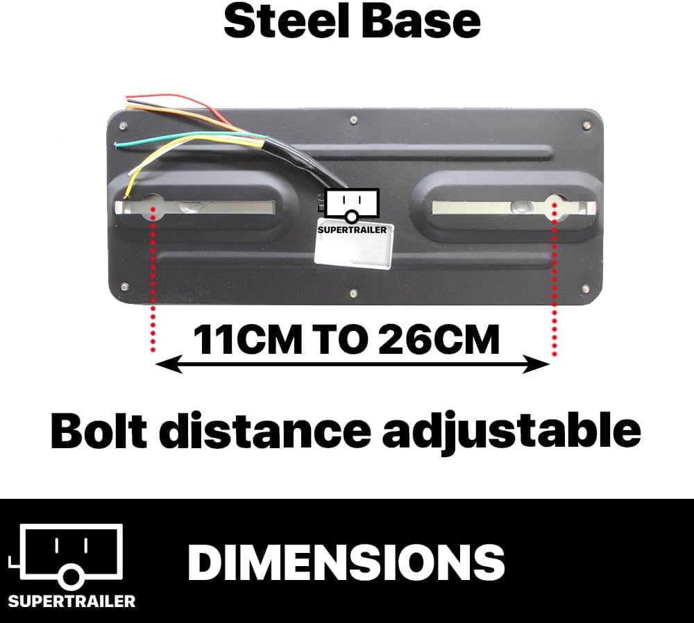 2X Sequential Indicator LED Tail Lights Trailer Ute Caravan Truck Stop 10-36V image number 6