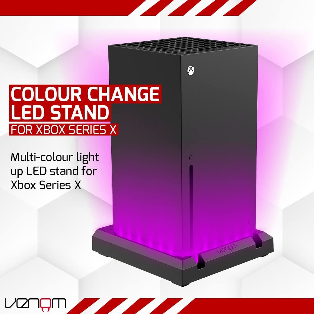 Venom Multi-Colour LED Light-Up Console Stand (Xbox Series X) image number 4