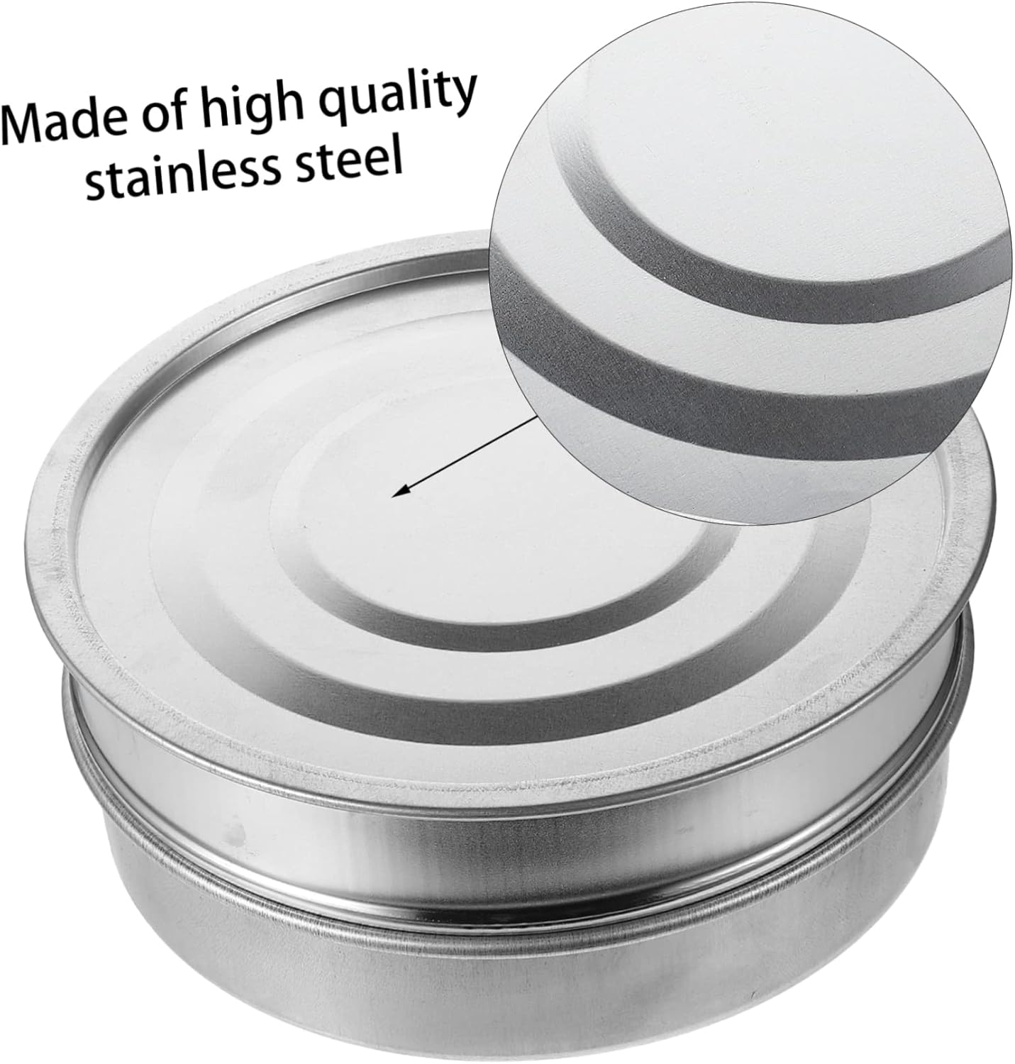 NULYLU Stainless Steel Mesh Basin Stackable Sprouting Tray Kit for Germination Gardening Accessory for Growing Microgreens and Plants image number 6