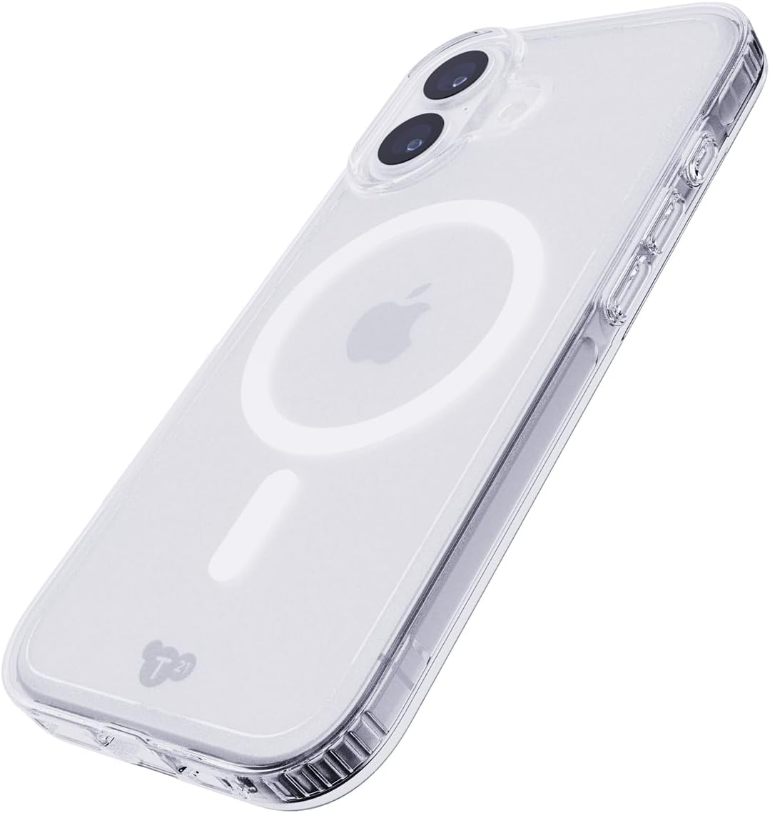 Tech21 Evoclear Magsafe Case Apple Iphone 17, Wireless Charging, Magsafe Compatible, Scratch-Resistant Shockproof Protective Cover Case - Clear image number 6