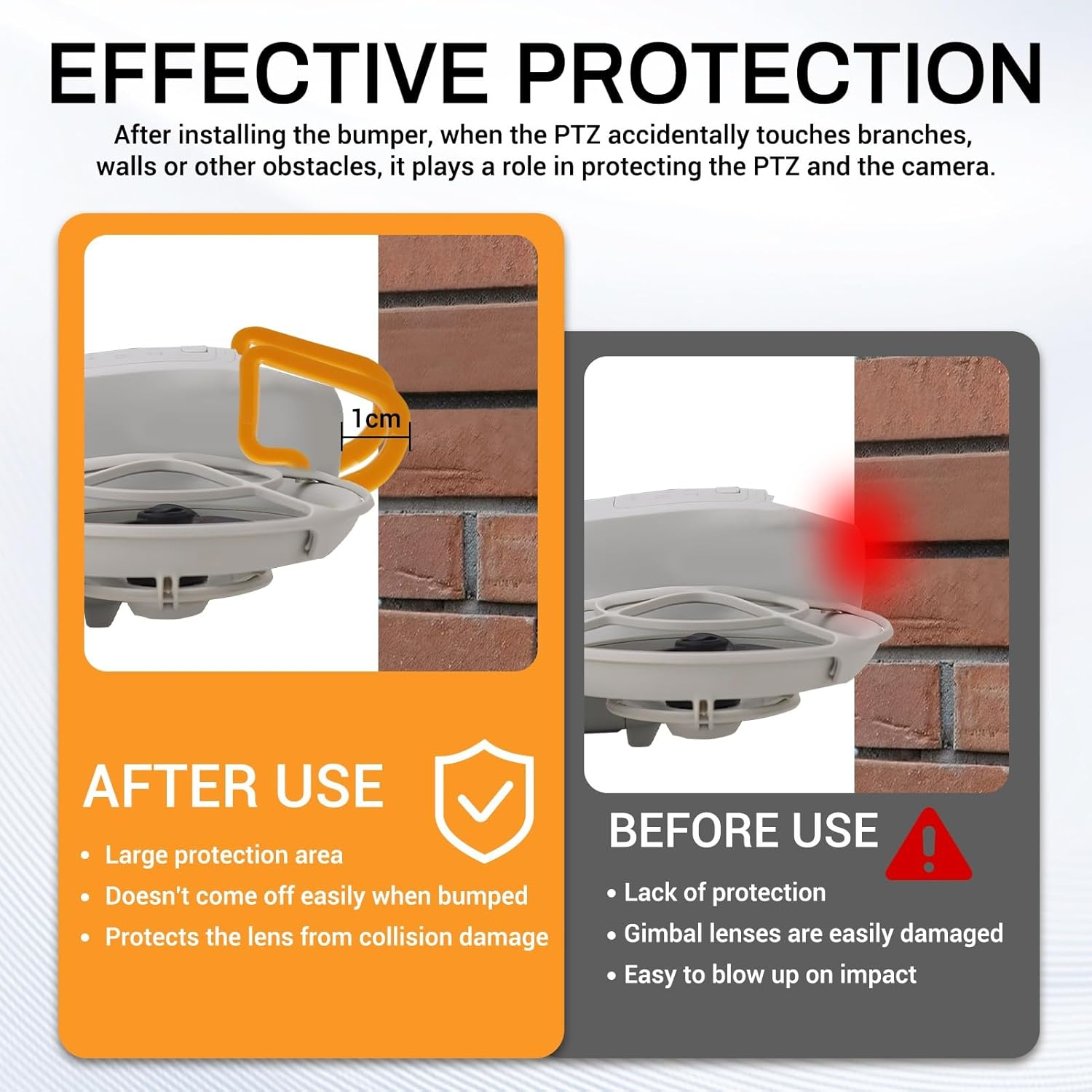 Gimbal Bumper Guard for DJI Neo Accessories, Drone Camera Lens, Anti-Collision Protection Bar, High-Quality Shock Protection, Quick Installation, Lightweight and Robust image number 6